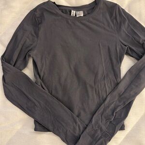 H&M Dark Gray Long Sleeve Tee